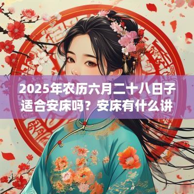 2025年农历六月二十八日子适合安床吗？安床有什么讲究？