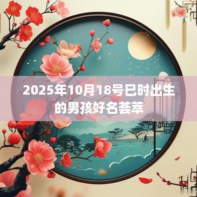 2025年10月18号巳时出生的男孩好名荟萃