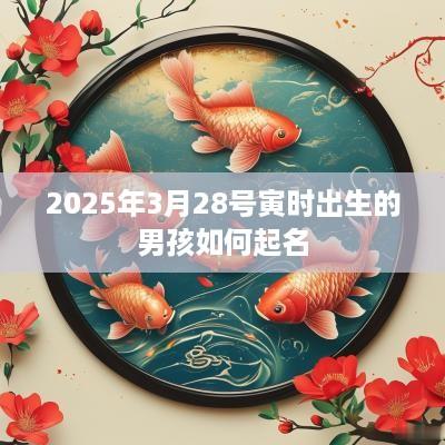 2025年3月28号寅时出生的男孩如何起名