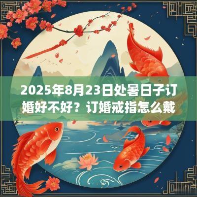 2025年8月23日处暑日子订婚好不好？订婚戒指怎么戴？