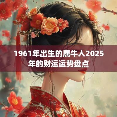 1961年出生的属牛人2025年的财运运势盘点