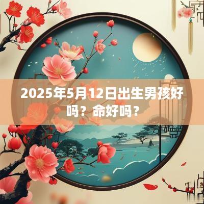 2025年5月12日出生男孩好吗？命好吗？