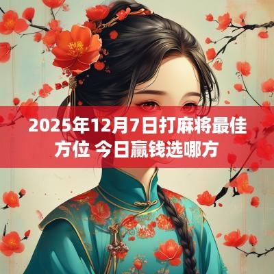 2025年12月7日打麻将最佳方位 今日赢钱选哪方