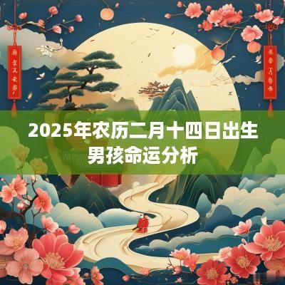 2025年农历二月十四日出生男孩命运分析