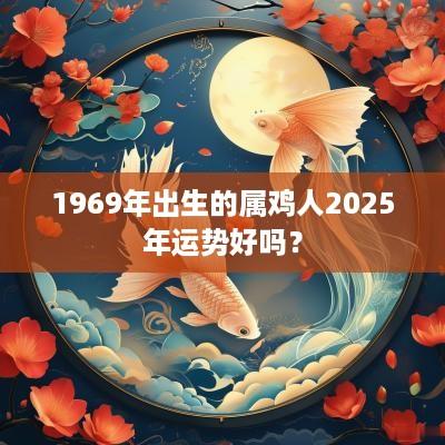 1969年出生的属鸡人2025年运势好吗？