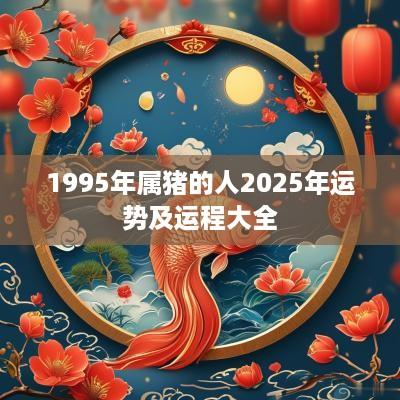 1995年属猪的人2025年运势及运程大全
