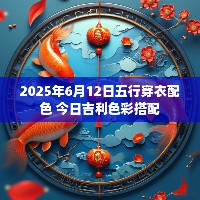 2025年6月12日五行穿衣配色 今日吉利色彩搭配