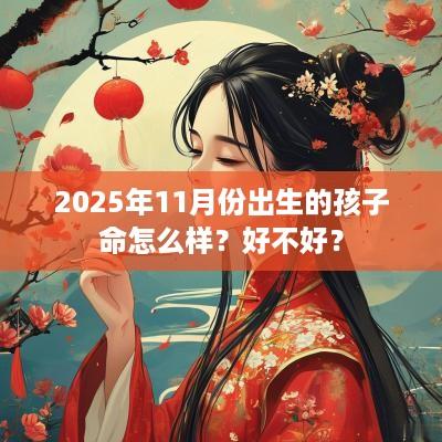 2025年11月份出生的孩子命怎么样？好不好？