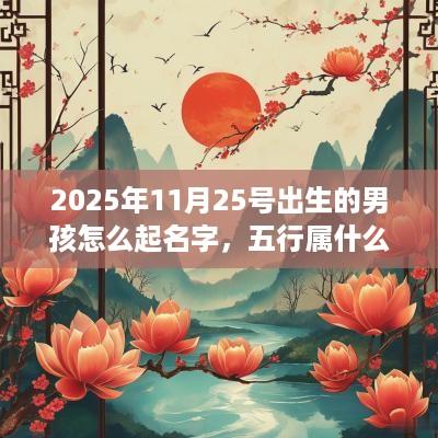 2025年11月25号出生的男孩怎么起名字，五行属什么