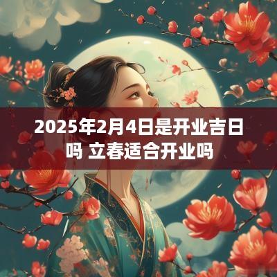 2025年2月4日是开业吉日吗 立春适合开业吗