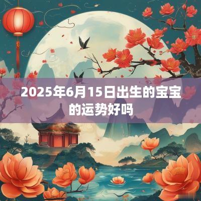 2025年6月15日出生的宝宝的运势好吗