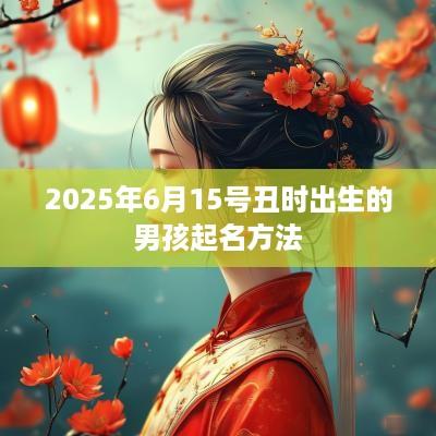 2025年6月15号丑时出生的男孩起名方法