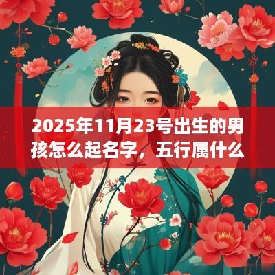 2025年11月23号出生的男孩怎么起名字，五行属什么