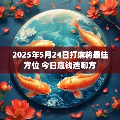 2025年5月24日打麻将最佳方位 今日赢钱选哪方 2025年5月24日打麻将最佳方位 今日赢钱选哪方