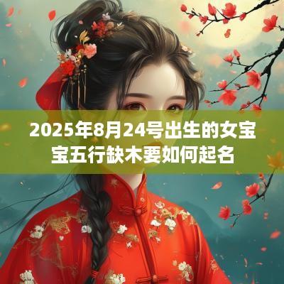 2025年8月24号出生的女宝宝五行缺木要如何起名