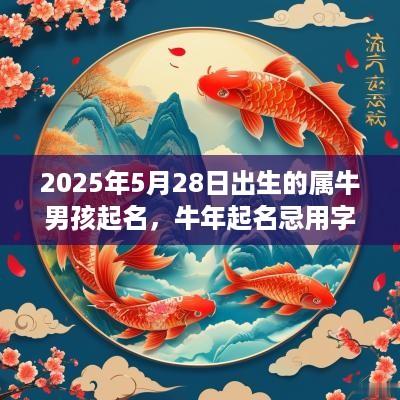 2025年5月28日出生的属牛男孩起名，蛇年起名忌用字一览