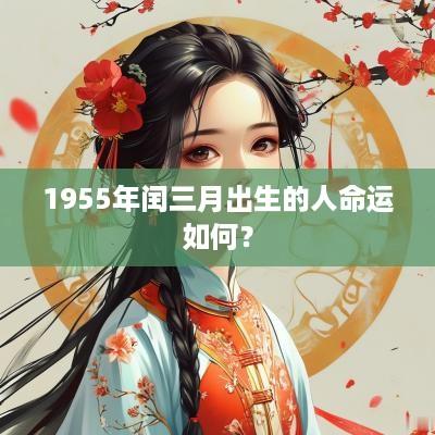 1955年闰三月出生的人命运如何？