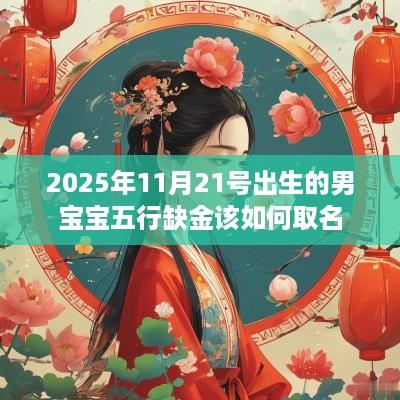 2025年11月21号出生的男宝宝五行缺金该如何取名