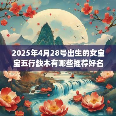 2025年4月28号出生的女宝宝五行缺木有哪些推荐好名
