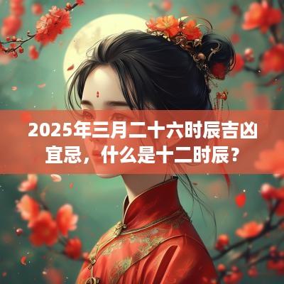 2025年三月二十六时辰吉凶宜忌，什么是十二时辰？
