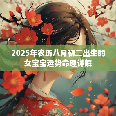 2025年农历八月初二出生的女宝宝运势命理详解