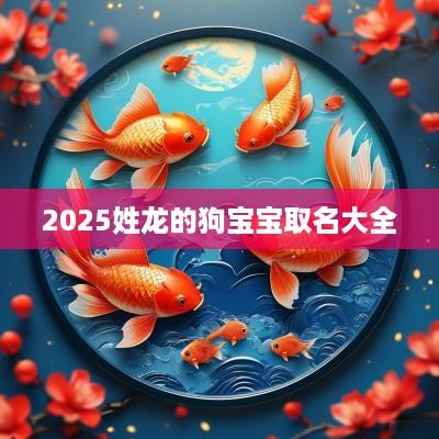 2025姓龙的狗宝宝取名大全