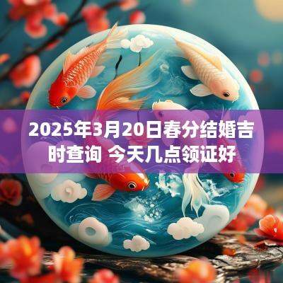 2025年3月20日春分结婚吉时查询 今天几点领证好