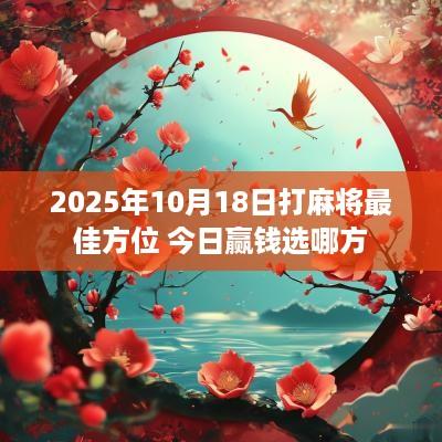 2025年10月18日打麻将最佳方位 今日赢钱选哪方