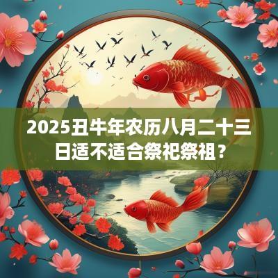 2025丑蛇年农历八月二十三日适不适合祭祀祭祖？
