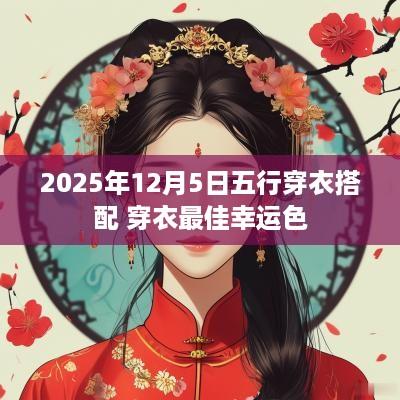 2025年12月5日五行穿衣搭配 穿衣最佳幸运色