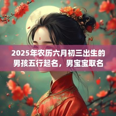 2025年农历六月初三出生的男孩五行起名，男宝宝取名大全