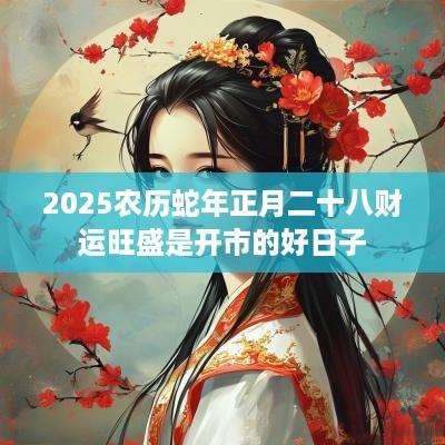 2025农历蛇年正月二十八财运旺盛是开市的好日子