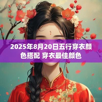 2025年8月20日五行穿衣颜色搭配 穿衣最佳颜色