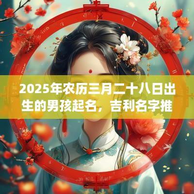 2025年农历三月二十八日出生的男孩起名，吉利名字推荐