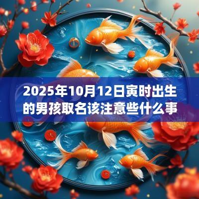 2025年10月12日寅时出生的男孩取名该注意些什么事情