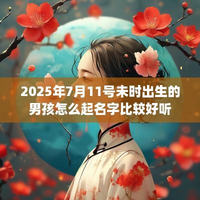 2025年7月11号未时出生的男孩怎么起名字比较好听
