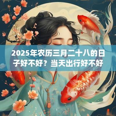 2025年农历三月二十八的日子好不好？当天出行好不好？