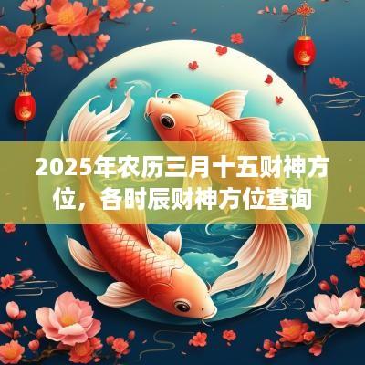 2025年农历三月十五财神方位，各时辰财神方位查询