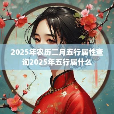 2025年农历二月五行属性查询2025年五行属什么
