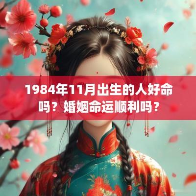 1984年11月出生的人好命吗？婚姻命运顺利吗？