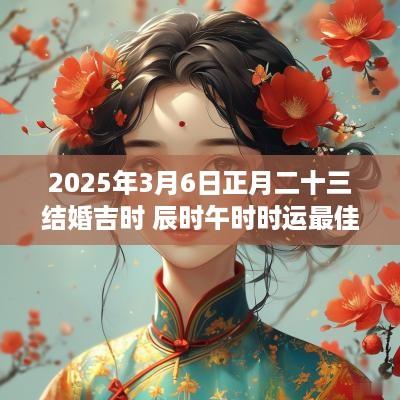 2025年3月6日正月二十三结婚吉时 辰时午时时运最佳