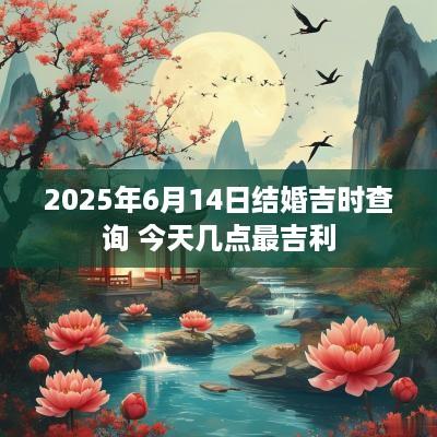 2025年6月14日结婚吉时查询 今天几点最吉利