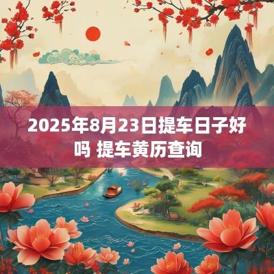 2025年8月23日提车日子好吗 提车黄历查询