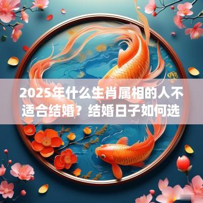 2025年什么生肖属相的人不适合结婚？结婚日子如何选择？