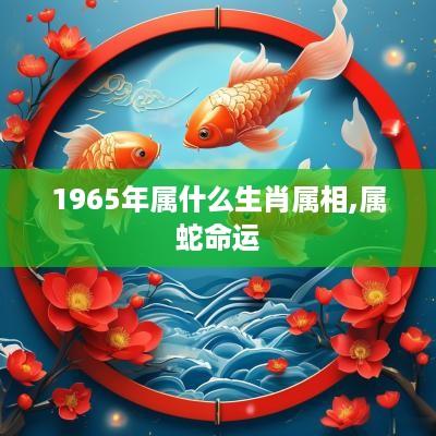 1965年属什么生肖属相,属蛇命运