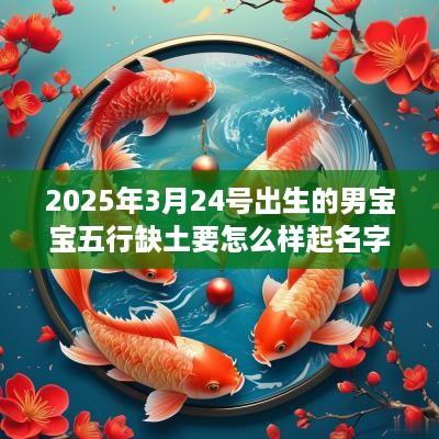 2025年3月24号出生的男宝宝五行缺土要怎么样起名字