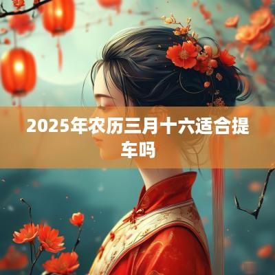 2025年农历三月十六适合提车吗