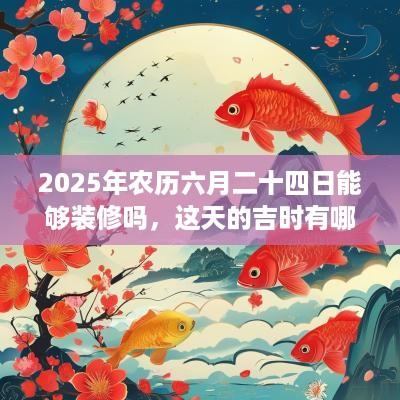 2025年农历六月二十四日能够装修吗，这天的吉时有哪些？
