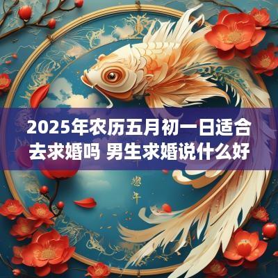 2025年农历五月初一日适合去求婚吗 男生求婚说什么好