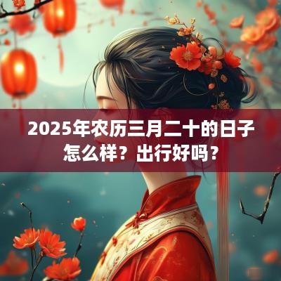 2025年农历三月二十的日子怎么样？出行好吗？